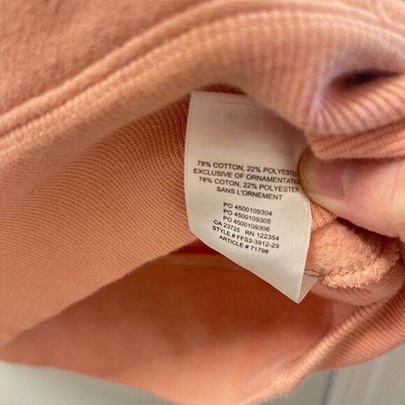 NWOT TNA Aritzia Cozy SweatFleece Boyfriend Hoodie Pink - Picture 6 of 10